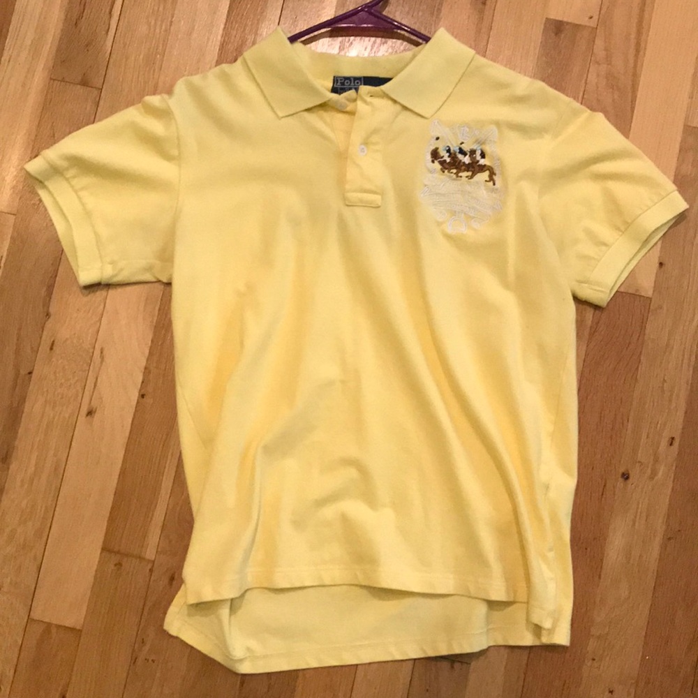 Polo Ralph Lauren yellow polo shirt